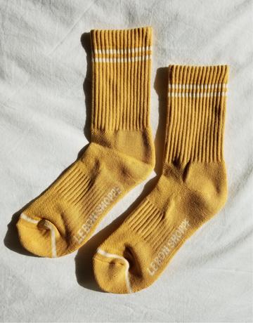 Boyfriend Socks - Butter